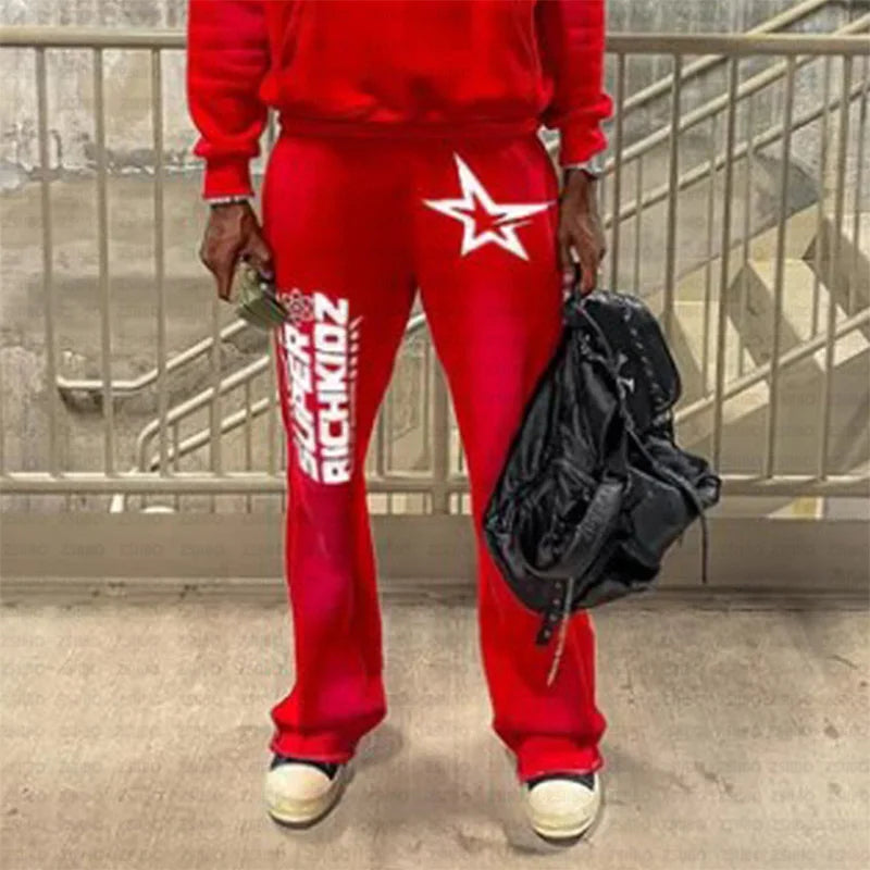 New Y2K Clothes Men's clothing Pants Fitness Pants