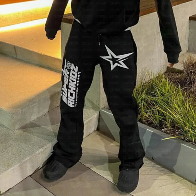 New Y2K Clothes Men's clothing Pants Fitness Pants